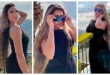 السداد | 15 صورة لـ سارة سلامة داخل حمام السباحة بإطلالة جريئة