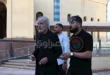 السداد | بالصور.. أول ممثل يصل عزاء عبد الرحمن أبو زهرة بمسجد المشير