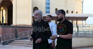 السداد | بالصور.. أول ممثل يصل عزاء عبد الرحمن أبو زهرة بمسجد المشير