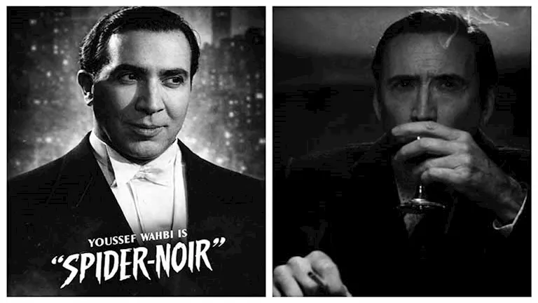 السداد | بالصور..يوسف وهبي يتصدر التريند بسبب نيكولاس كيدج و Spider-Noir 