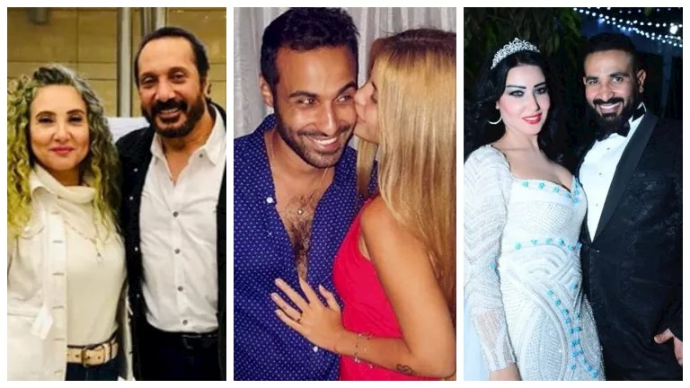 السداد | حسين فهمي 5 مرات ومحمد الحلو 4.. نجوم تزوجوا أكثر من مرة - صور