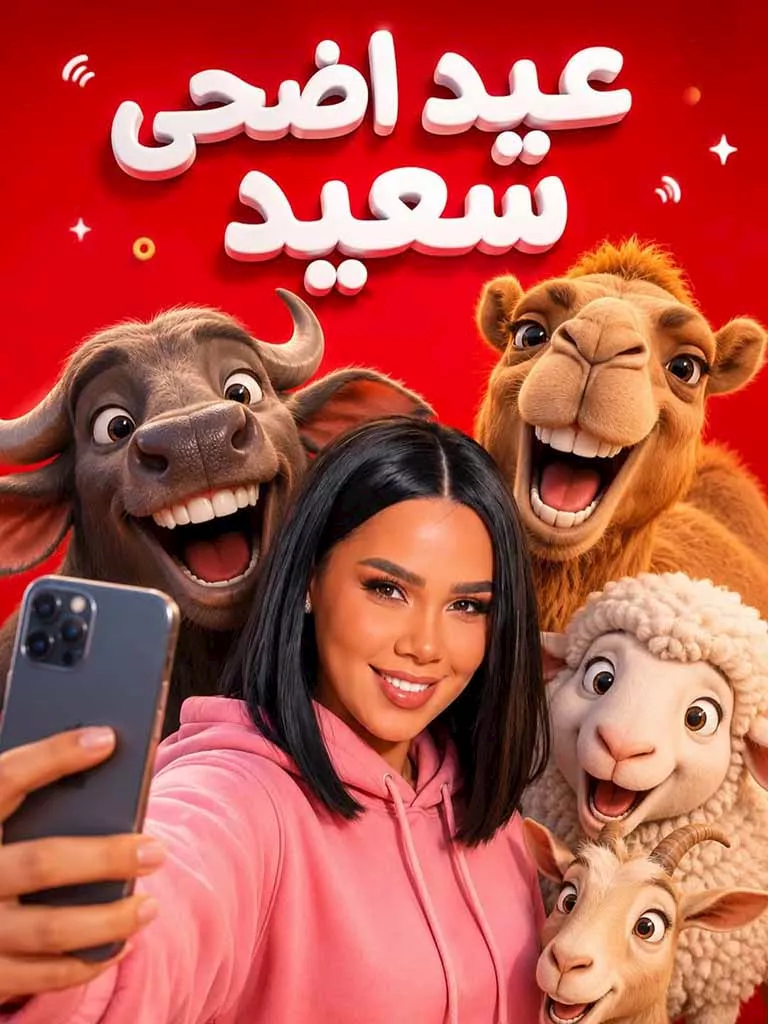 السداد | سيلفي مع الخروف .. شيماء سيف تهنئ متابعيها بعيد الأضحى 