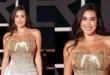 السداد | فستان ذهبي أنيق.. ياسمين صبري تبرز أناقتها في مهرجان كان السينمائي