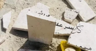السداد | مستوطنون يحطمون شواهد القبور بمقبرة وادي عبيان في بيت لحم
