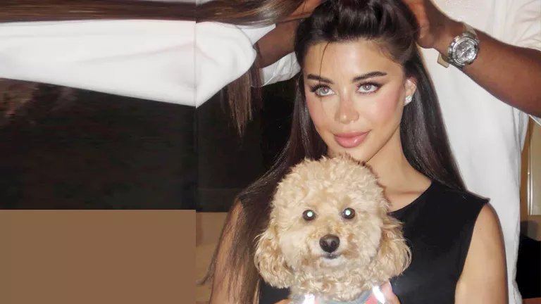 السداد | "ممسكة بكلب وتصفف شعرها".. 7 صور لـ يارا السكري والجمهور يعلق