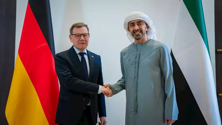 السداد | وزير الخارجية الإماراتي ونظيره الألماني يبحثان تداعيات الاعتداءات الإيرانية