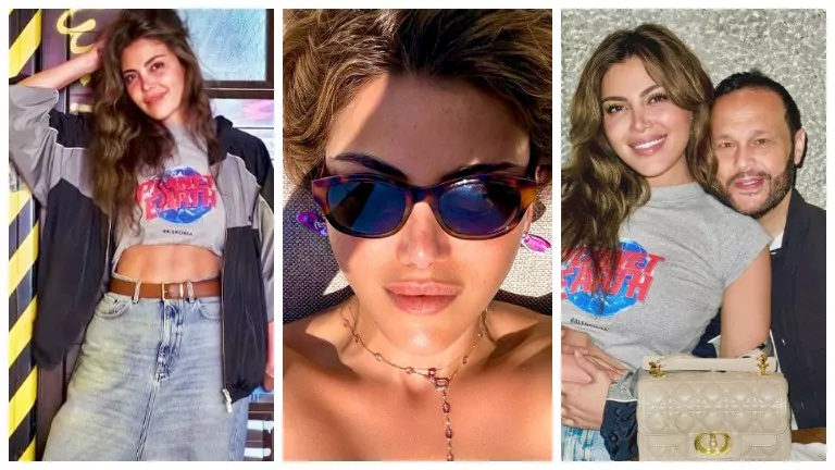 السداد | 15 صورة لـ ريهام حجاج بإطلالات جريئة وصورة رومانسية مع زوجها