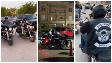 السداد | 20 صورة- سائقو الدراجات البخارية في عزاء الفنان الراحل محمد مرزبان