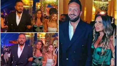 السداد | 20 صورة لـ خالد سرحان وزوجته في حفل زفاف ابنة شقيق عماد زيادة