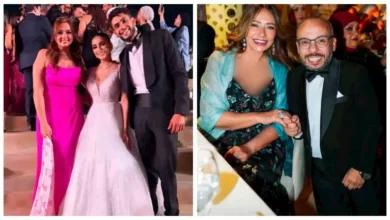 السداد | 22 صورة لـ ليلى علوي وبشرى ونجوم الفن في حفل زفاف نجل سيد رجب
