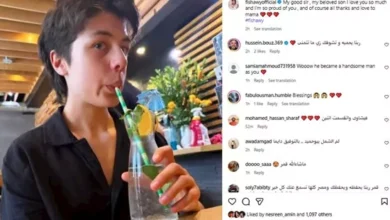 السداد | أحمد الفيشاوي ينشر صورة حديثة لنجله تيتوس.. والجمهور يعلق: "فولة واتقسمت نصين"