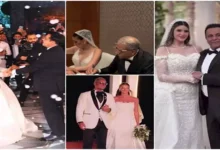 السداد | ابنة تامر هجرس ونجل سيد رجب.. 25 صورة من حفلات زفاف أبناء النجوم