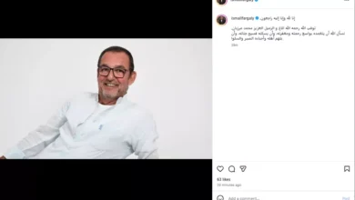 السداد | "الأخ والزميل العزيز".. إسماعيل فرغلي ينعى الفنان محمد مرزبان