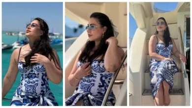 السداد | بإطلالة صيفية.. 15 صورة لـ بوسي على متن يخت وسط البحر