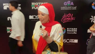السداد | بالصور.. انتصار بالحجاب في العرض الخاص لفيلم "صقر وكناريا"