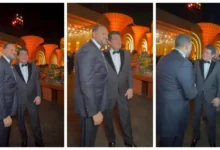 السداد | بالصور-باسم سمرة مع عماد زيادة في حفل زفاف ابنة شقيقه