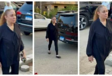 السداد | بالملابس السوداء.. شيرين أول حضور عزاء الفنان محمد مرزبان