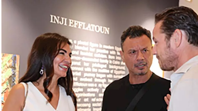 السداد | بحضور عباس أبو الحسن وعمرو منسي.. 7 صور من معرض "من الشكل إلى السياق"