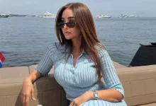 السداد | بفستان أزرق أنيق.. هنا الزاهد تخطف الأنظار في أحدث ظهور لها - صور