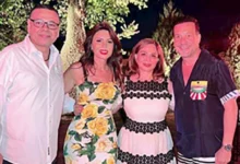 السداد | بينهم يسرا.. إلهام شاهين مع النجوم في عيد ميلاد زوج نجلاء بدر- صور