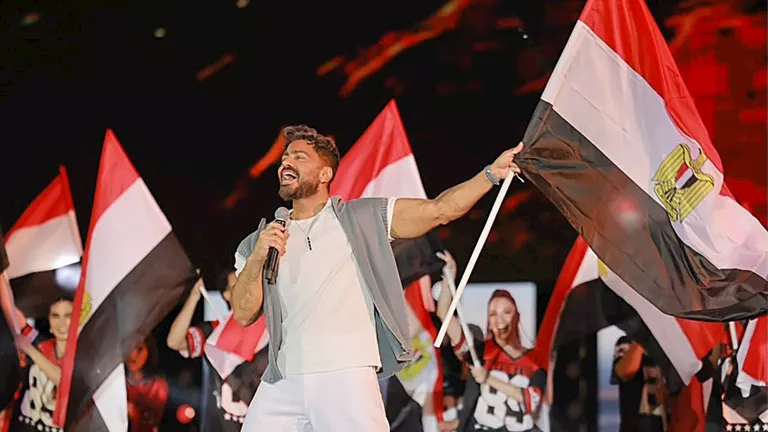 السداد | تامر حسني يعلق على مشاركته باحتفالية كأس العالم 2026 بالعاصمة الجديدة