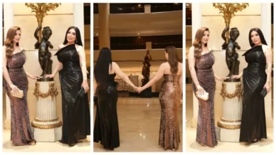 السداد | عبير صبري تخطف الأنظار مع شقيقتها مروة في أحدث ظهور