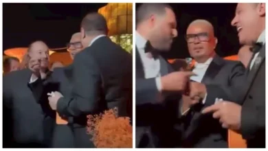 السداد | عمرو دياب يحرج باسم سمرة في حفل زفاف ابنة شقيق عماد زيادة