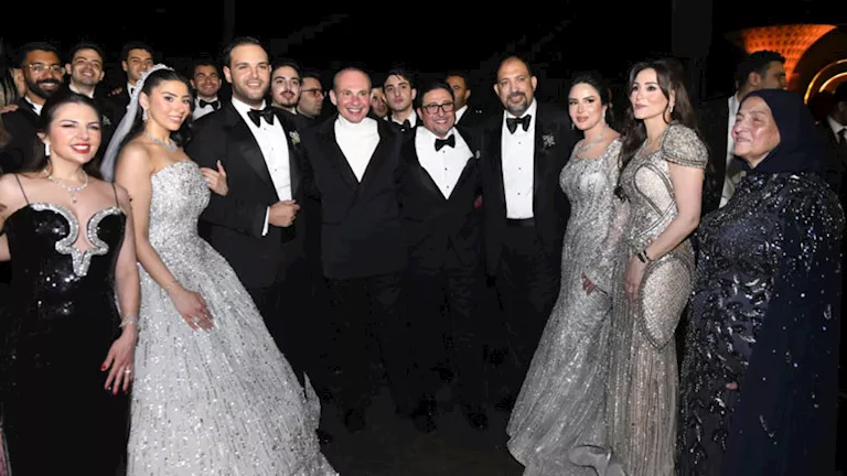 السداد | فرح أسطوري".. 25 صورة ترصد أجواء حفل زفاف ابنة شقيق عماد زيادة