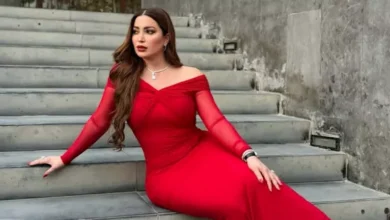 السداد | "فستان أحمر طويل".. 15 صورة لـ نسرين طافش في أحدث ظهور