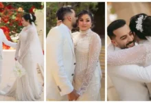 السداد | "قبلة على الخد".. 20 صورة من عقد قران هايدي كامل وعبدالله التركي