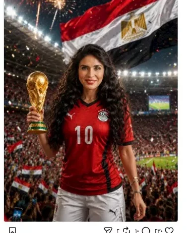 السداد | "كلنا وراكم يا رجالة".. دينا تدعم منتخب مصر أمام بلجيكا