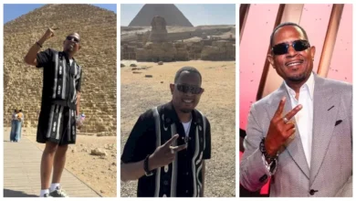 السداد | مارتن لورانس يوثق زيارته للأهرامات وأبو الهول برسالة مؤثرة للمصريين