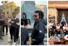 السداد | مازن المتجول ينشر صورا من كواليس تصوير أغنية أنا ضهرك لـ بهاء سلطان