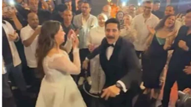 السداد | مصطفى منصور وهايدي رفعت يرقصان في حفل زفافهما.. شاهد الصور