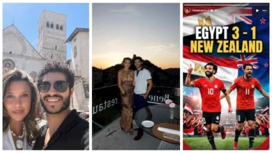 السداد | مينا مسعود يشارك جمهوره الاحتفال بفوز منتخب مصر في كأس العالم 2026 (صور)