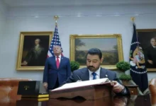 الزيدي وترامب يناقشان تعزيز التعاون الاقتصادي والأمني بين العراق والولايات المتحدة
