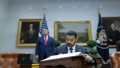 الزيدي وترامب يناقشان تعزيز التعاون الاقتصادي والأمني بين العراق والولايات المتحدة