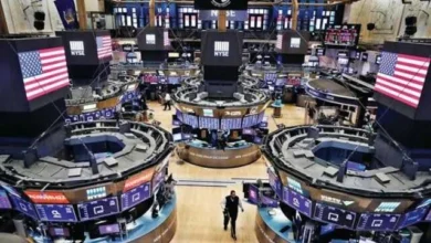 تراجع الأسهم الأمريكية و"داو" ينخفض 600 نقطة مع عودة التوترات