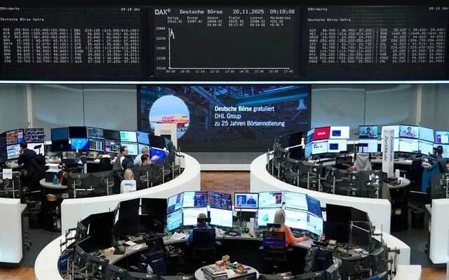 تراجع طفيف في الأسهم الأوروبية قبيل بيانات التضخم وقرار المركزي الأوروبي