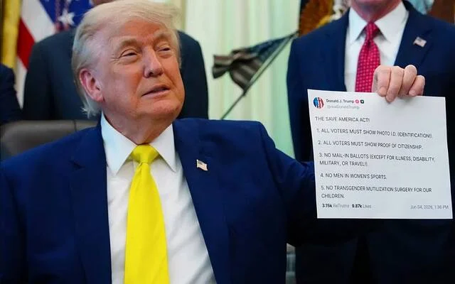 ترامب يفكر في فرض رسوم قدرها 100 ألف دولار للوصول السريع إلى منشوراته
