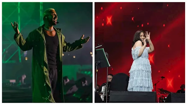أحمد سعد يشيد بشيرين عبد الوهاب ويؤكد: هي من ساعدت نفسها في خسارة الوزن
