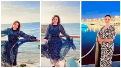 إلهام شاهين تستعرض إطلالاتها الصيفية في الساحل الشمالي وتشارك جمهورها بأحدث صورها