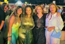 إلهام شاهين تشارك صورًا مع نجوم الفن في حفل "إم بي سي مصر" بالساحل الشمالي