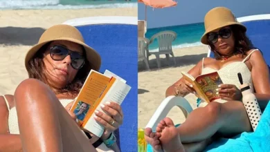 إنجي المقدم تتألق بإطلالة صيفية أمام البحر وتشارك صورها على إنستجرام