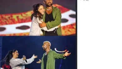 ابنة أحمد سعد تحتفل بنجاح حفله في الساحل الشمالي وتشارك الغناء معه