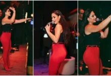 بوسي تتألق بإطلالة أنيقة بالأسود والأحمر في أحدث ظهور لها عبر إنستجرام