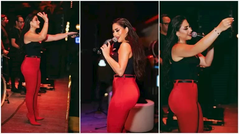 بوسي تتألق بإطلالة أنيقة بالأسود والأحمر في أحدث ظهور لها عبر إنستجرام