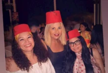 بوسي شلبي تنشر صوراً من عرض دينا دياب بحضور نجوم الفن
