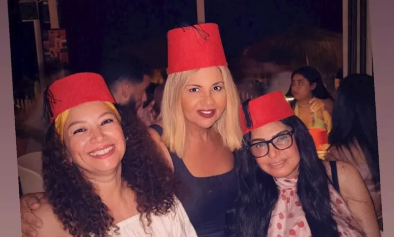 بوسي شلبي تنشر صوراً من عرض دينا دياب بحضور نجوم الفن
