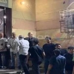 حجازي متقال يستقبل المعزين في عزاء والدته بمسجد الحجاز بعد وفاتها